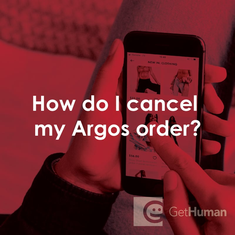 How Do I Cancel My Argos Order?