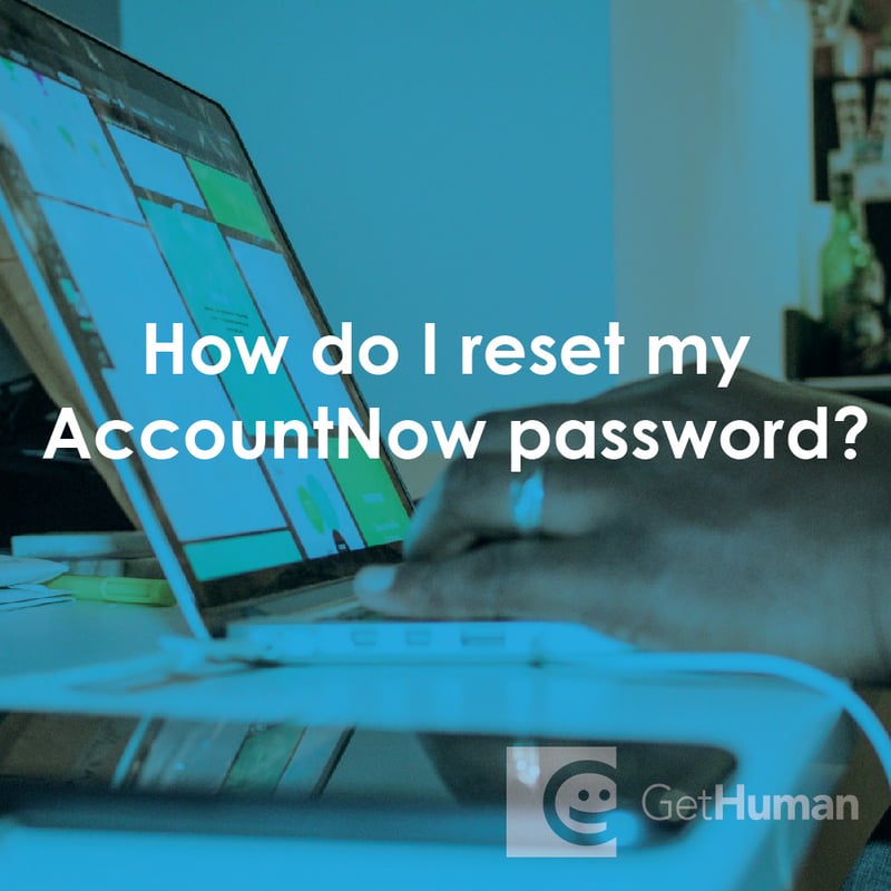 How Do I Reset My AccountNow Password?