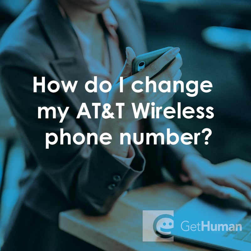 How Do I Change My AT&T Wireless Phone Number?
