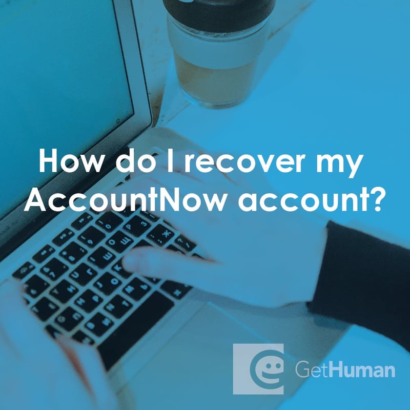 How Do I Recover My AccountNow Account?