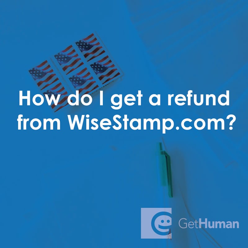 How Do I Get a Refund from WiseStamp.com?