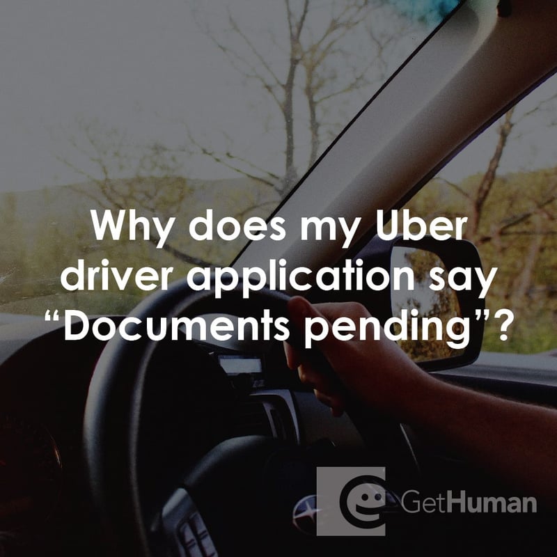 Why Does My Uber Driver Application Say "Documents Pending"?
