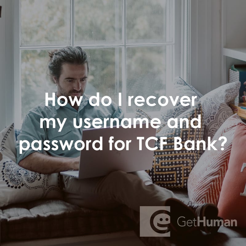 How Do I Recover My Username and Password for TCF Bank?