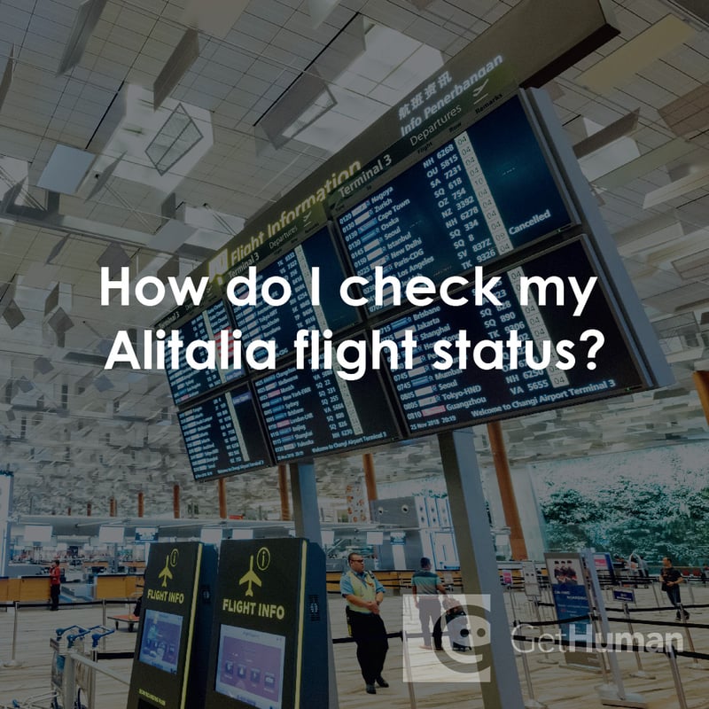 How Do I Check My Alitalia Flight Status?