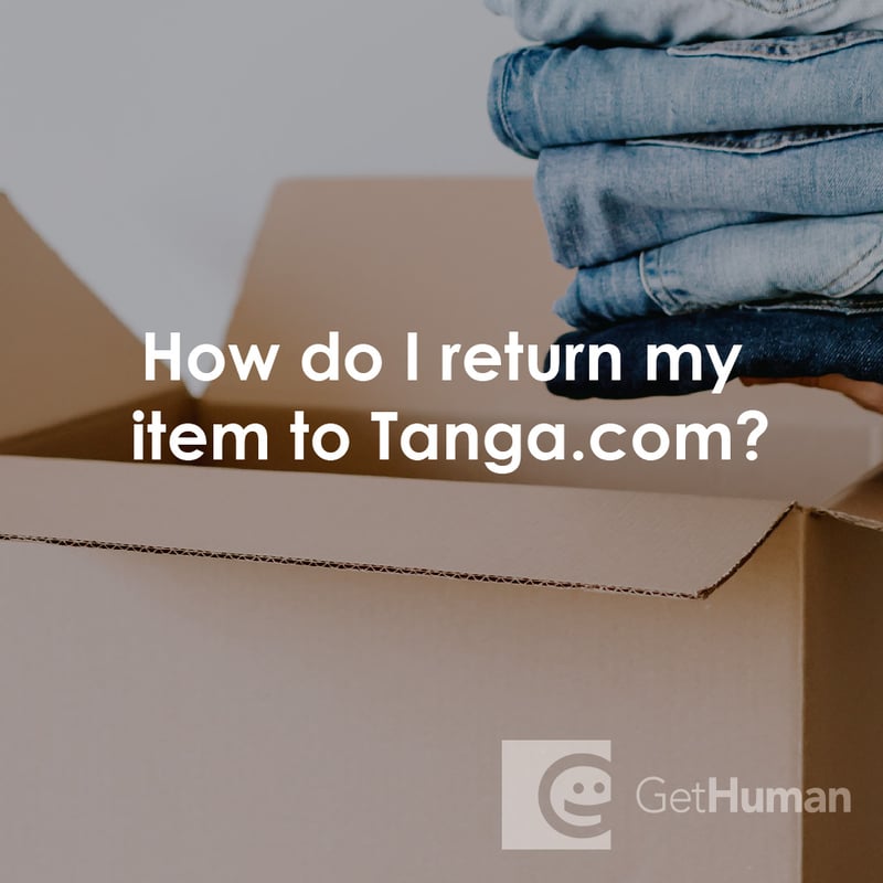 How Do I Return My Item to Tanga.com?