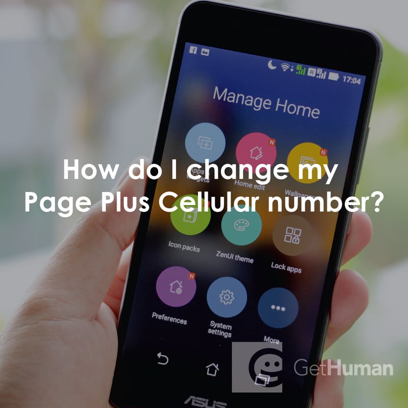 How Do I Change My Page Plus Cellular Number?