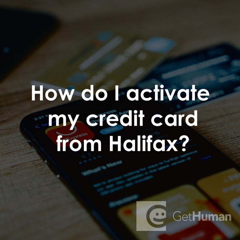How Do I Activate My Credit Card from Halifax?