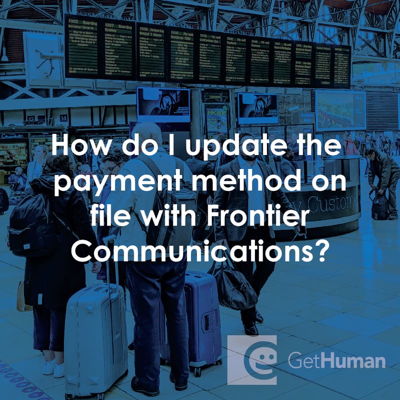 How Do I Update the Payment Method on File with Frontier Communications?