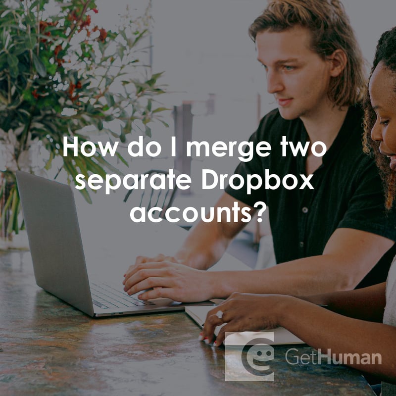 How Do I Merge Two Separate Dropbox Accounts?