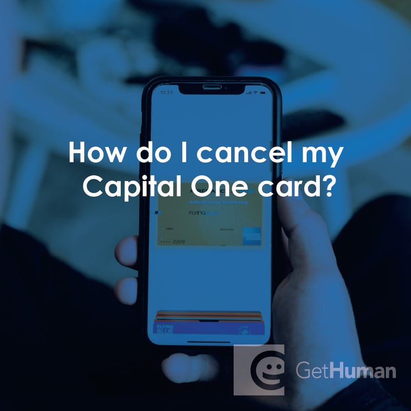 How Do I Cancel My Capital One Card?