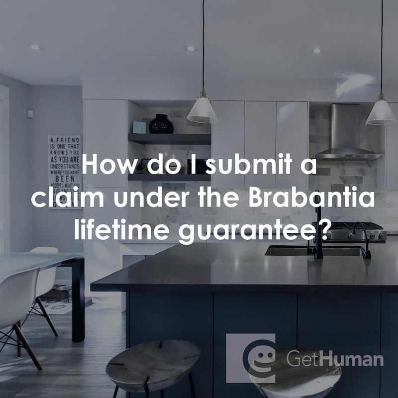 How Do I Submit a Claim Under the Brabantia Lifetime Guarantee?