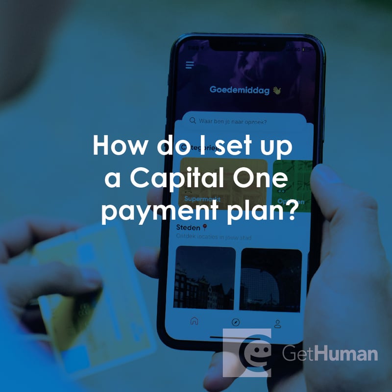 How Do I Set Up a Capital One Payment Plan?