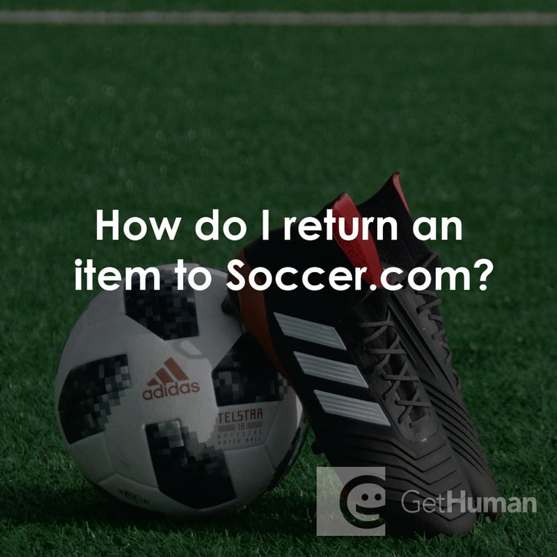 How Do I Return an Item to Soccer.com?