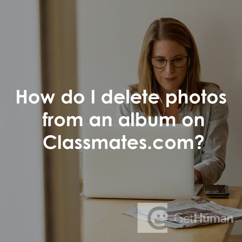 How Do I Delete Photos from an Album on Classmates.com?