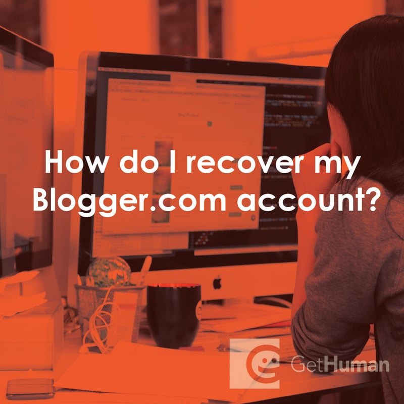 How Do I Recover My Blogger.com Account?