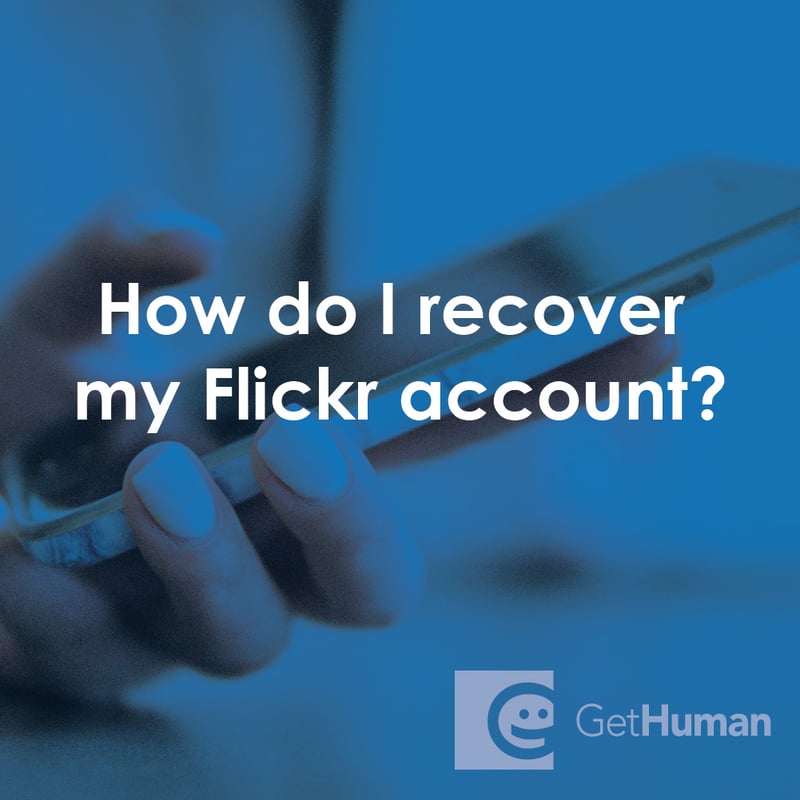 How Do I Recover My Flickr Account?