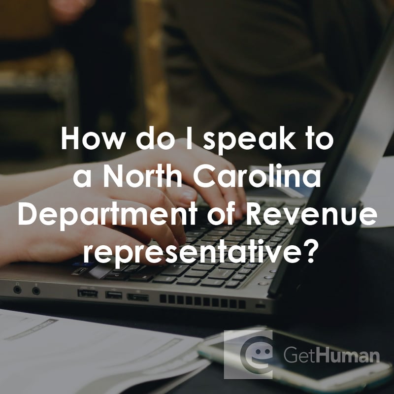 How Do I Speak to a North Carolina Department of Revenue Representative?