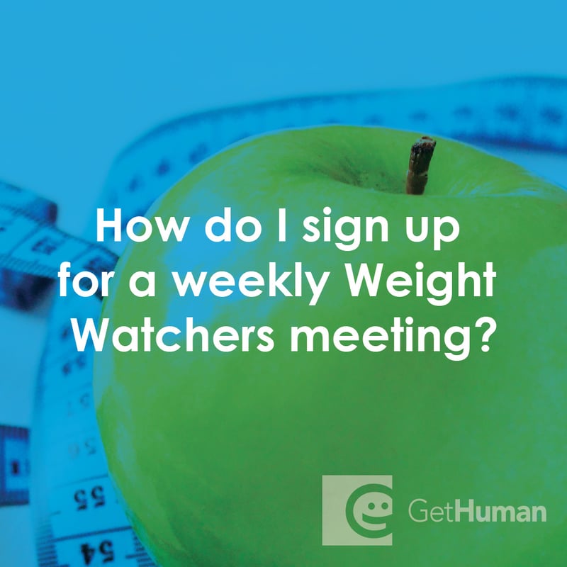 How Do I Sign Up for a Weekly Weight Watchers Meeting?