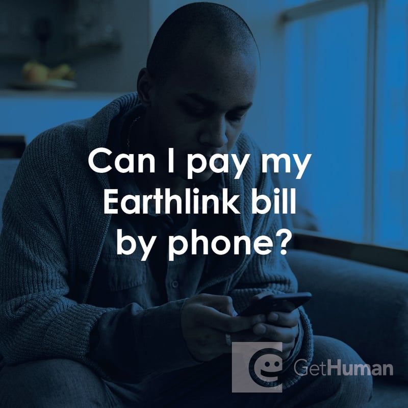 Can I Pay My Earthlink Bill by Phone?
