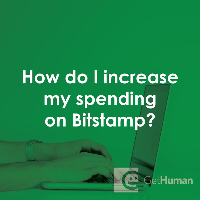How Do I Increase My Spending on Bitstamp?