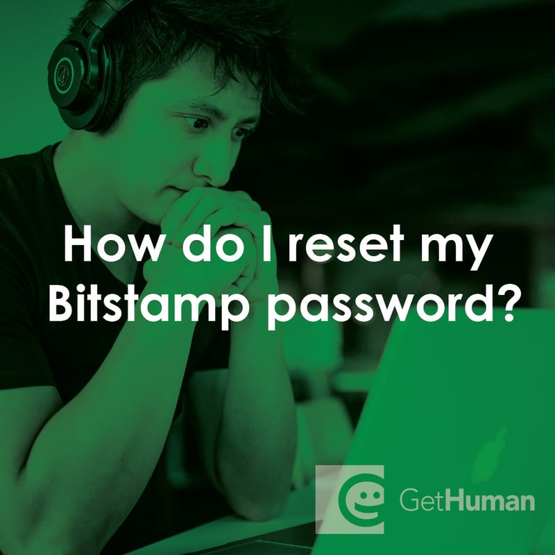 How Do I Reset My Bitstamp Password?