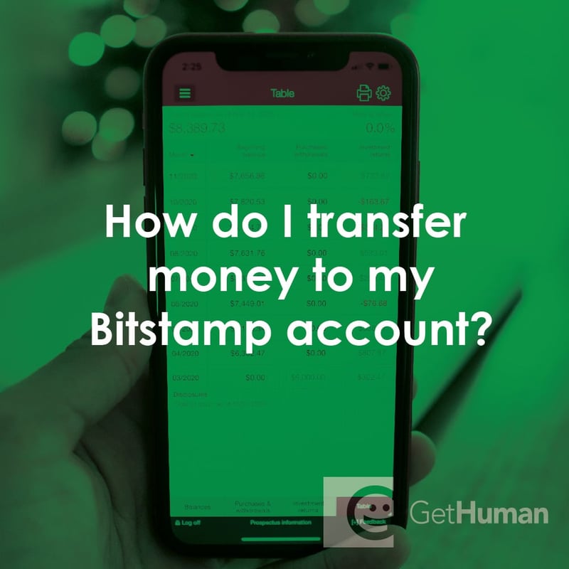 How Do I Transfer Money to My Bitstamp Account?