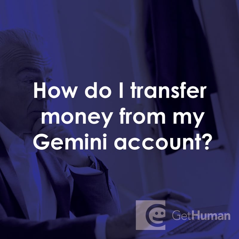 How Do I Transfer Money from My Gemini Account?