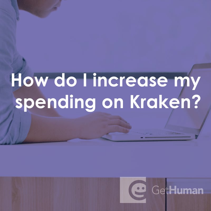 How Do I Increase My Spending on Kraken?