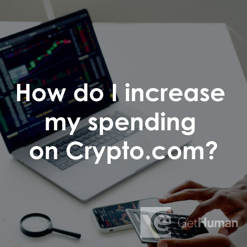 How Do I Increase My Spending on Crypto.com?