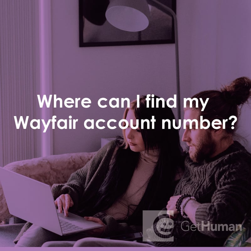 Where Can I Find My Wayfair Account Number?