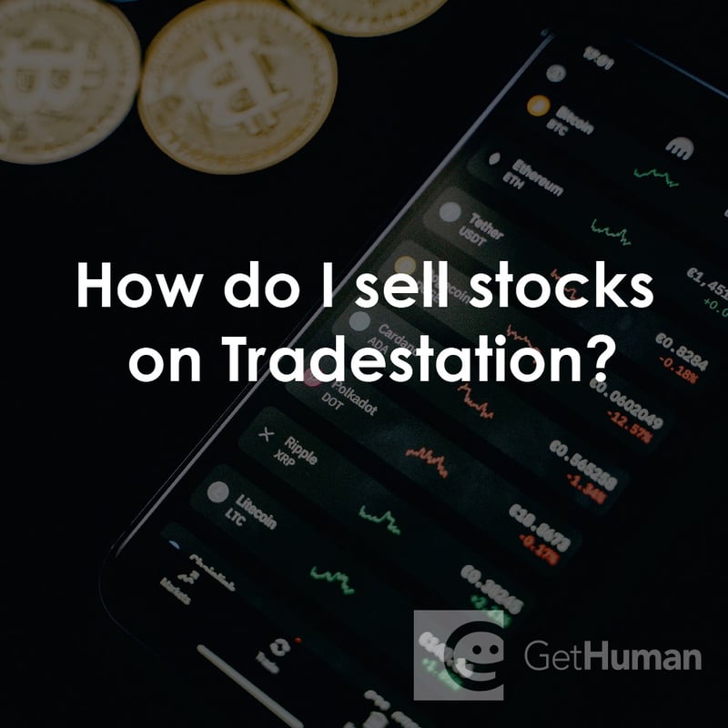 How Do I Sell Stocks on TradeStation?