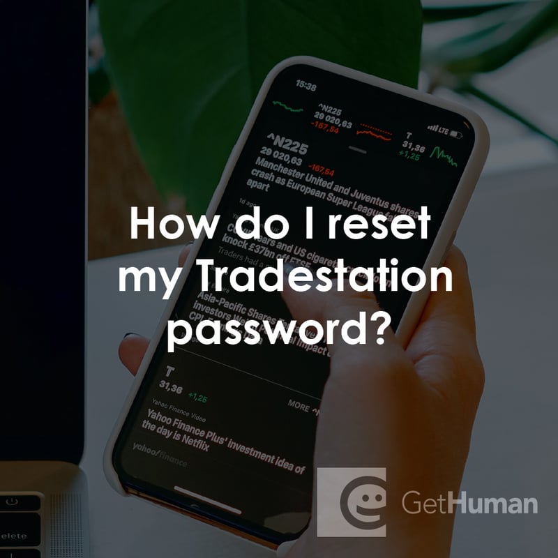 How Do I Reset My TradeStation Password?