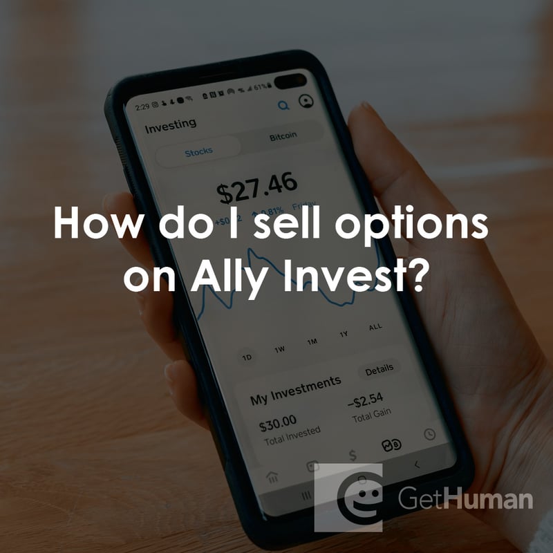 How Do I Sell Options on Ally Invest?