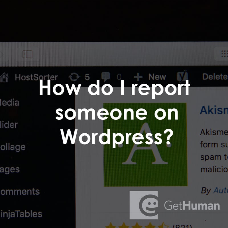 How Do I Report Someone on WordPress?