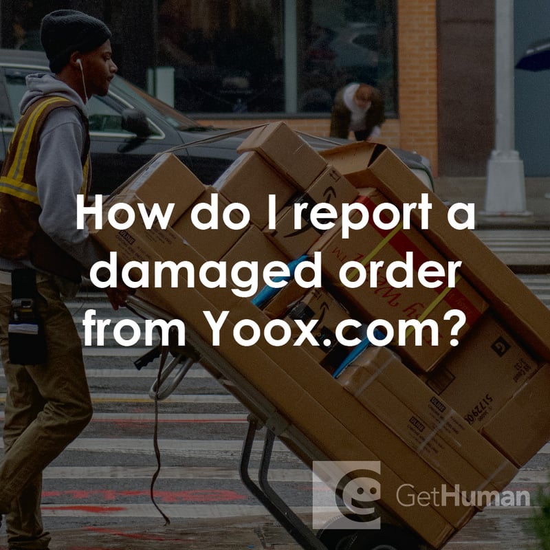 How Do I Report a Damaged Order from Yoox.com?