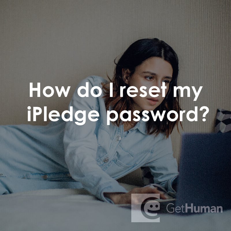 How Do I Reset My iPledge Password?