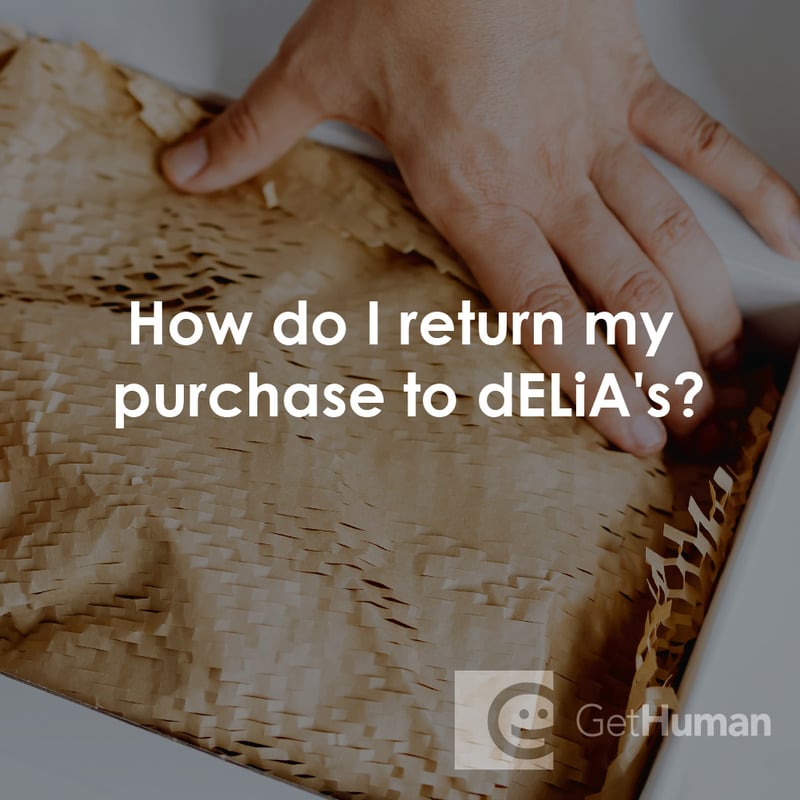 How Do I Return My Purchase to Delia's?