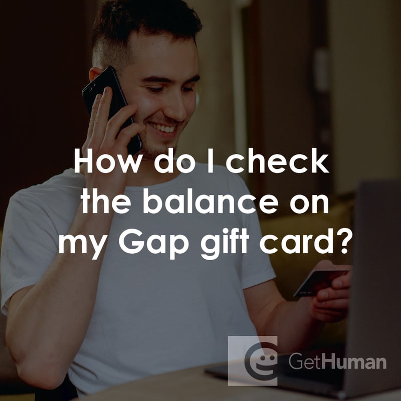 How Do I Check the Balance on My Gap Gift Card?