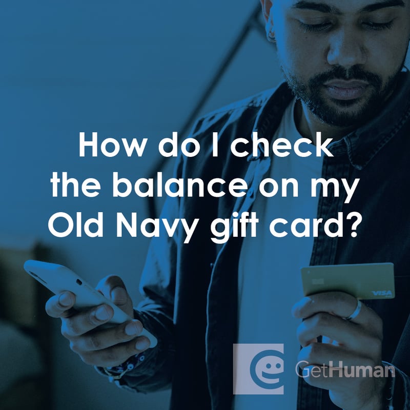 How Do I Check the Balance on My Old Navy Gift Card?
