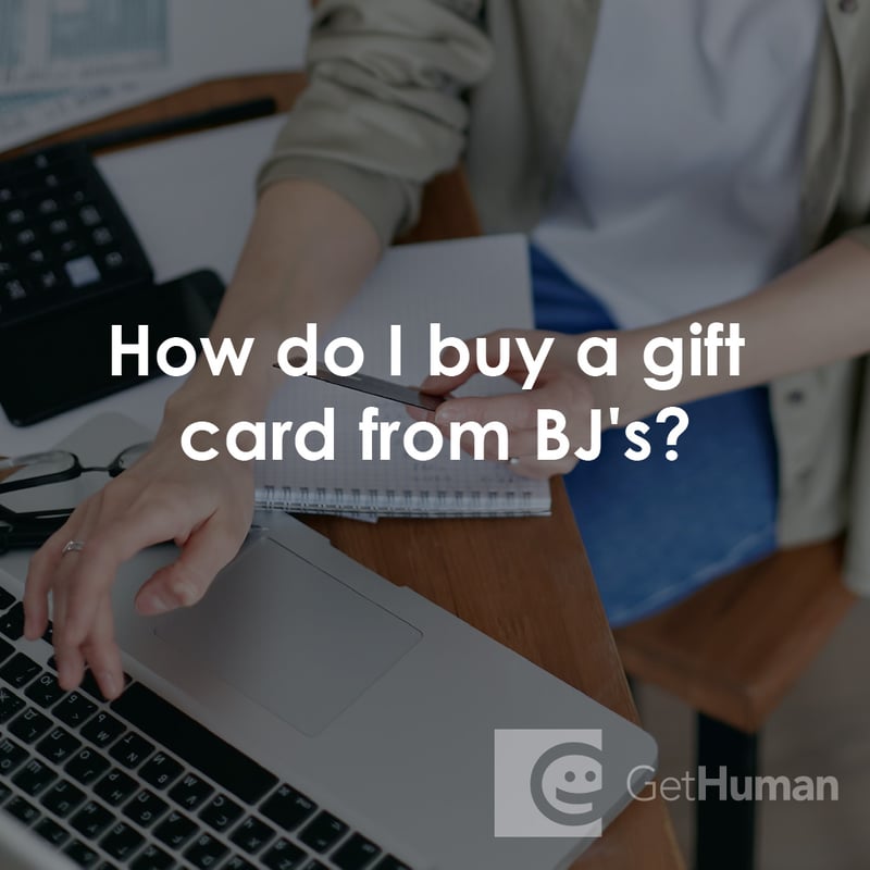 How Do I Buy a Gift Card from Bj’s?