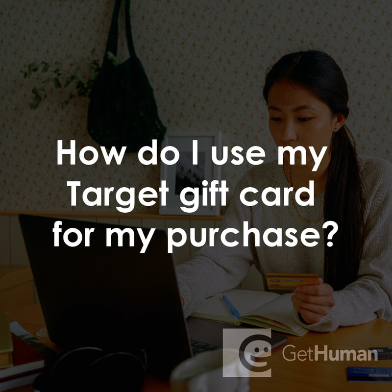How Do I Use My Target Gift Card for My Purchase?