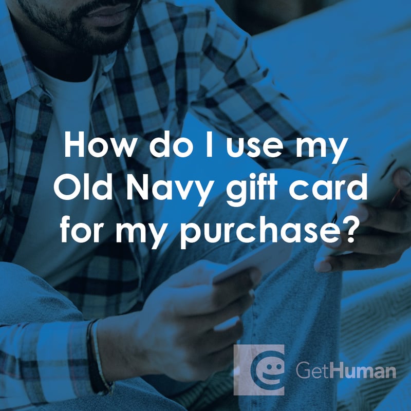 How Do I Use My Old Navy Gift Card for My Purchase?