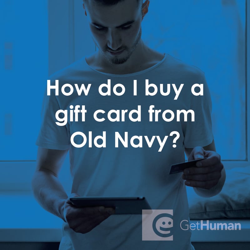 How Do I Buy a Gift Card from Old Navy?