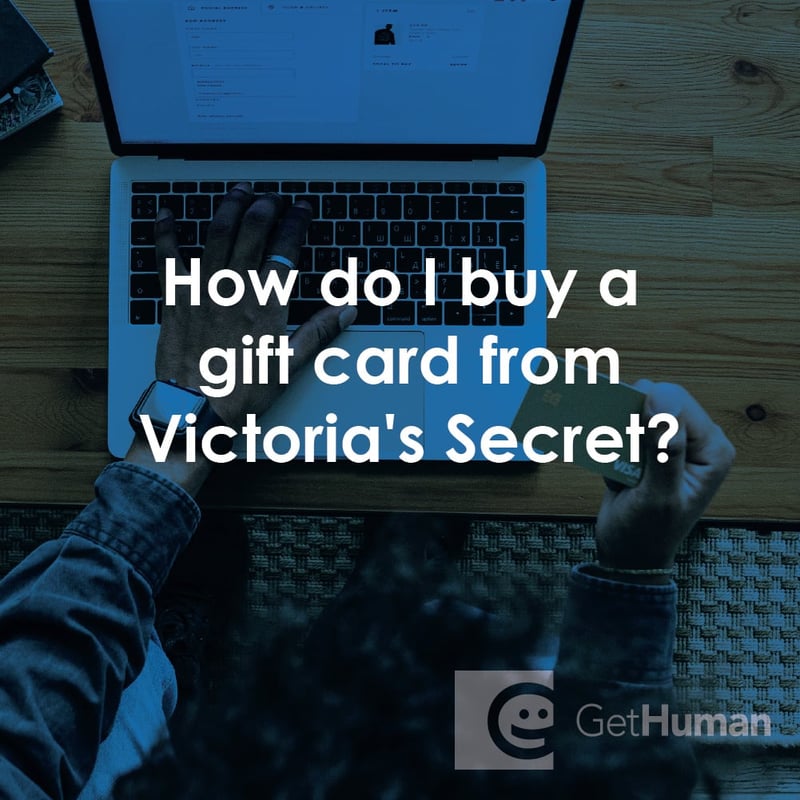 How Do I Buy a Gift Card from Victoria’s Secret?