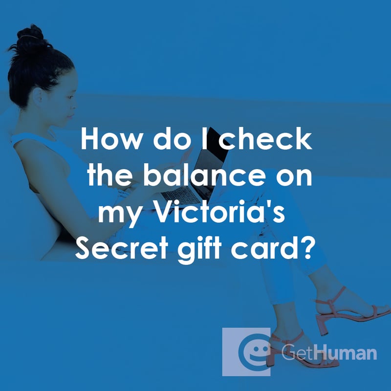 How Do I Check the Balance on My Victoria’s Secret Gift Card?