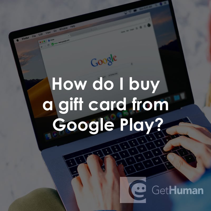 How Do I Buy a Gift Card from Google Play?