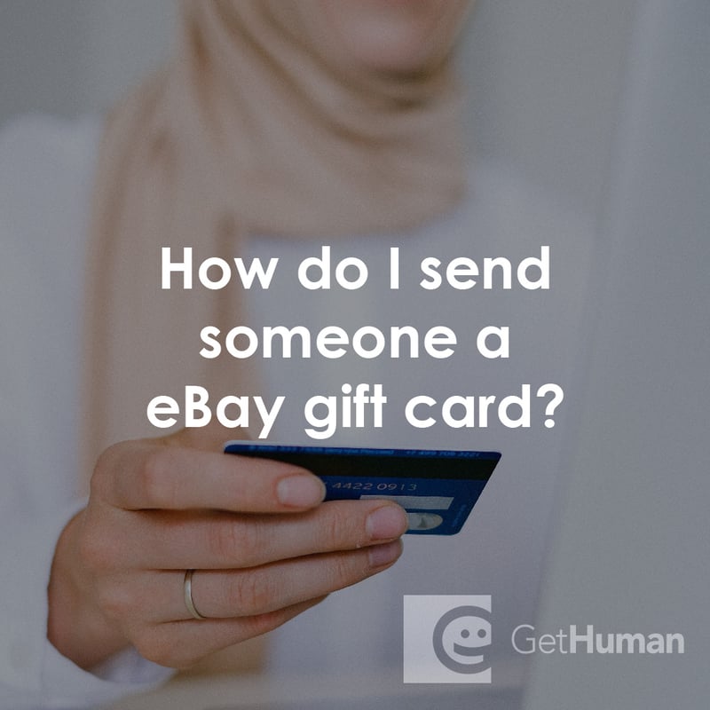 How Do I Send Someone a eBay Gift Card?