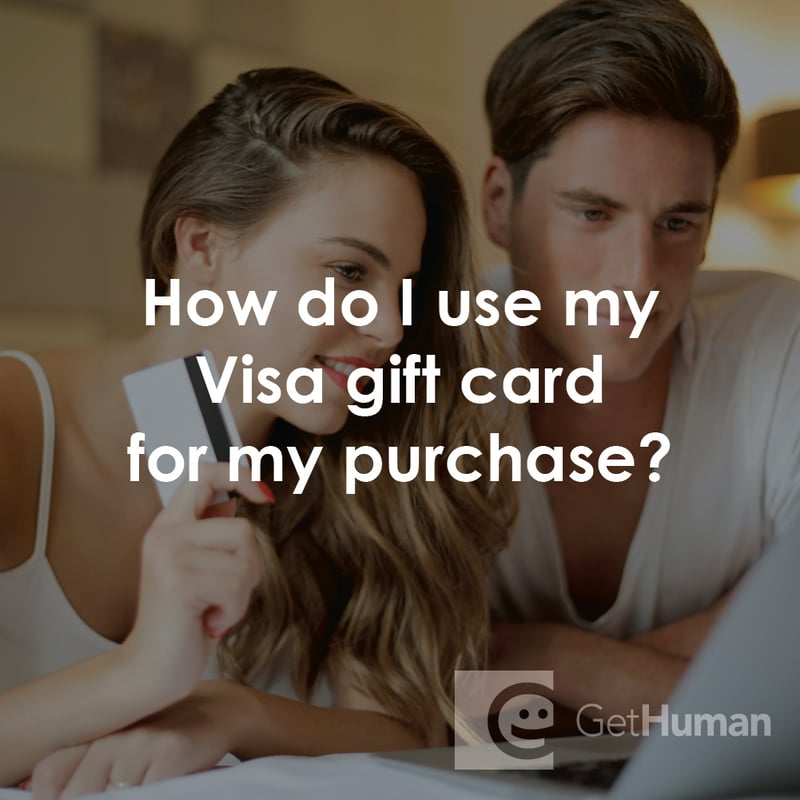 How to Use Your Visa Gift Card to Complete Your Purchase