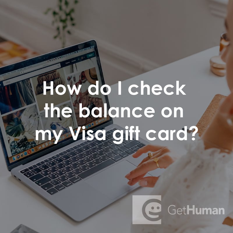 How Do I Check the Balance on My Visa Gift Card?
