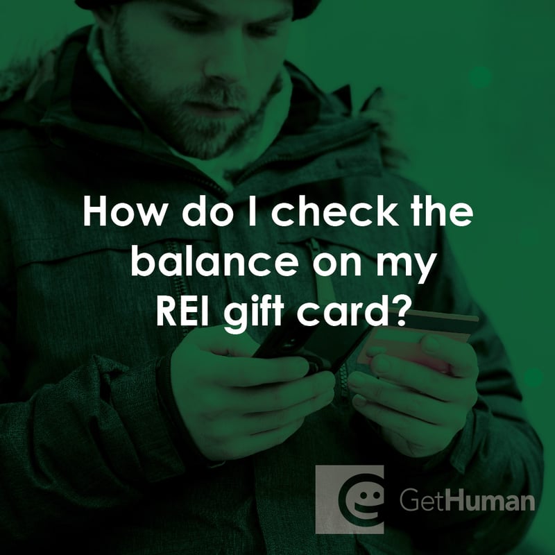 How Do I Check the Balance on My REI Gift Card?